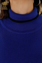 14GG Corespun Produced Knitwear Turtleneck Women's Clothing - 30229 | Real Textile - Thumbnail