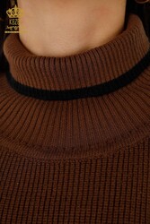 14GG Corespun Produced Knitwear Turtleneck Women's Clothing - 30229 | Real Textile - Thumbnail