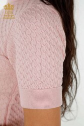 14GG Corespun produziert Strickwaren mit Stehkragen, Hersteller von Damenbekleidung – 30119 | Echtes Textil - Thumbnail