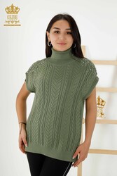 14GG Corespun produziert Strickpullover Rollkragenpullover Damenbekleidung Hersteller - 30242 | Echtes Textil - Thumbnail