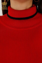 14GG Corespun Produced Knitwear Turtleneck Vêtements pour femmes - 30229 | Vrai textile - Thumbnail