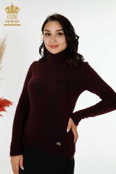 Produttore di abbigliamento da donna a maniche lunghe in angora prodotto da 14GG - 12046 | Tessuto reale - Thumbnail