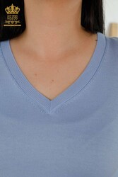 14GG Prodotto in viscosa Elit Maglieria Basic Logo Abbigliamento Donna - 30181 | Tessuto reale - Thumbnail