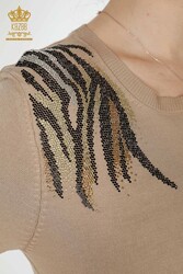 14GG Viscose Produced Elite Knitwear - Crew Neck - Women's Clothing Manufacturer - 16940 | Real Textile - Thumbnail