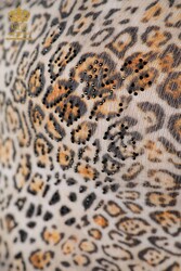 Knitwear Leopard Patterned Women's Clothing Manufactured from Angora Yarn - 18525 | Real Textile - Thumbnail