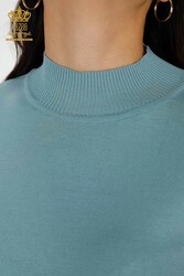 14GG Produced Viscose Elite Knitwear Basic Model Women's Clothing Manufacturer - 16663 | Real Textile - Thumbnail