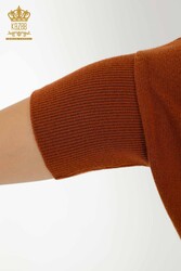 14GG Produced Viscose Elite Knitwear - Basic - With Logo -Women's Clothing - 30241 | Real Textile - Thumbnail