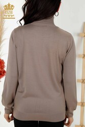 14GG Viscose Produced Elite Knitwear - Turtleneck - Women's Clothing Manufacturer - 11122 | Real Textile - Thumbnail