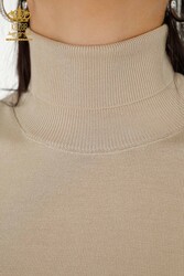 14GG Viscose Produced Elite Knitwear - Turtleneck - Women's Clothing Manufacturer - 11122 | Real Textile - Thumbnail