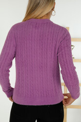 Cardigan en laine et viscose produit par 7GG Angora Fabricant de vêtements pour femmes - 30321 | Vrai textile - Thumbnail