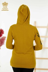 Knitwear Hoodie Made of Angora Yarn Women's Clothing Manufacturer - 40004 | Real Textile - Thumbnail