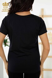 Hergestellt aus Viskosestoff Bluse - Kurzarm - Damenbekleidung - 79178 | Echtes Textil - Thumbnail