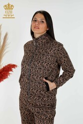 Scuba and Two Yarn Tracksuit Suit Mixed Pattern Women's Clothing Manufacturer - 17433 | Real Textile - Thumbnail