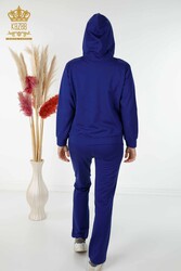 Scuba and Two Yarn Tracksuit Suit Cat Patterned Women's Clothing Manufacturer - 17442 | Real Textile - Thumbnail