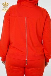 Scuba and Two Yarn Tracksuit Suit Hooded Women's Clothing Manufacturer - 17480 | Real Textile - Thumbnail