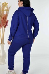 Scuba and Two Yarn Tracksuit Suit Hooded Women's Clothing Manufacturer - 17483 | Real Textile - Thumbnail