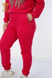 Scuba and Two Yarn Tracksuit Suit Hooded Women's Clothing Manufacturer - 17481 | Real Textile - Thumbnail