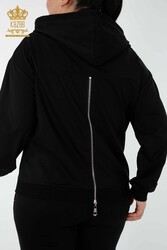 Scuba and Two Yarn Tracksuit Suit Hooded Women's Clothing Manufacturer - 17481 | Real Textile - Thumbnail