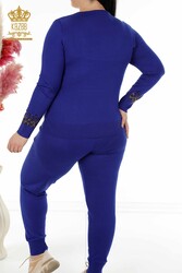 Scuba and Two Yarn Tracksuit Suit Tiger Pattern Women's Clothing Manufacturer - 16523 | Real Textile - Thumbnail