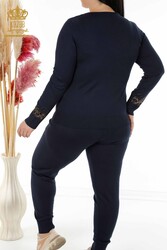 Scuba and Two Yarn Tracksuit Suit Tiger Pattern Women's Clothing Manufacturer - 16523 | Real Textile - Thumbnail