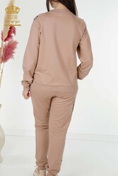 Scuba and Two Yarn Tracksuit Suit Tiger Pattern Women's Clothing Manufacturer - 17495 | Real Textile - Thumbnail