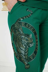 Scuba and Two Yarn Tracksuit Suit Tiger Pattern Women's Clothing Manufacturer - 17495 | Real Textile - Thumbnail