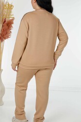 Scuba and Two Yarn Tracksuit Suit Tiger Pattern Women's Clothing Manufacturer - 17435 | Real Textile - Thumbnail