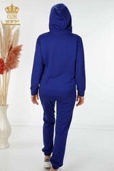 Scuba and Two Yarn Tracksuit Suit Zippered Women's Clothing Manufacturer - 17447 | Real Textile - Thumbnail