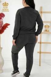 Scuba and Two Yarn Tracksuit Suit Zippered Women's Clothing Manufacturer - 17537 | Real Textile - Thumbnail