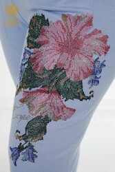 Scuba and Two Yarn Tracksuit Suit Floral Patterned Women's Clothing Manufacturer - 16522 | Real Textile - Thumbnail