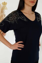 Blusa Producida en Tela Viscosa Con Cuello en V Fabricante de Ropa de Mujer - 79054 | Textiles reales - Thumbnail