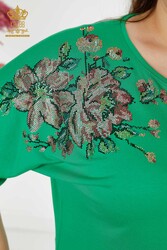 Blouse Produced with Viscose Fabric Floral Pattern Women's Clothing Manufacturer - 79052 | Real Textile - Thumbnail