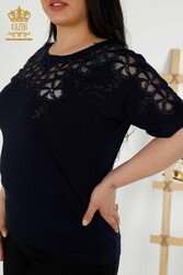 Hergestellt aus Viskosestoff Bluse - Kurzarm - Damenbekleidung - 79049 | Echtes Textil - Thumbnail