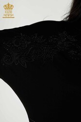 Bluse aus Viskosestoff, bestickter Damenbekleidungshersteller - 79051 | Echtes Textil - Thumbnail